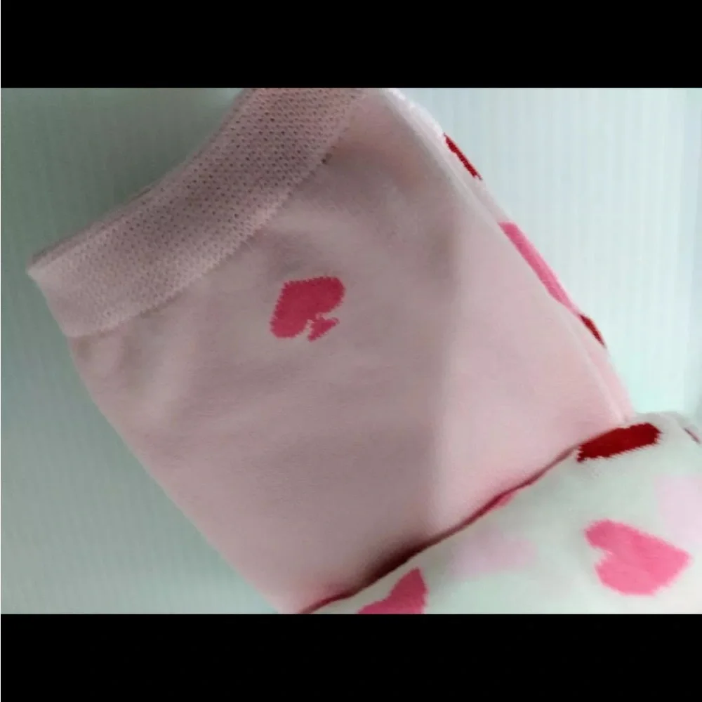 Kate‎ Spade New York Womens Crew Socks 3 Pack, one size Valentine's Day Hearts